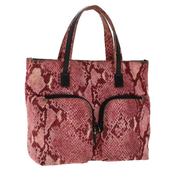 GUCCI Hand Bag Nylon Red 0028080 Auth bs7011 - Picture 1 of 16